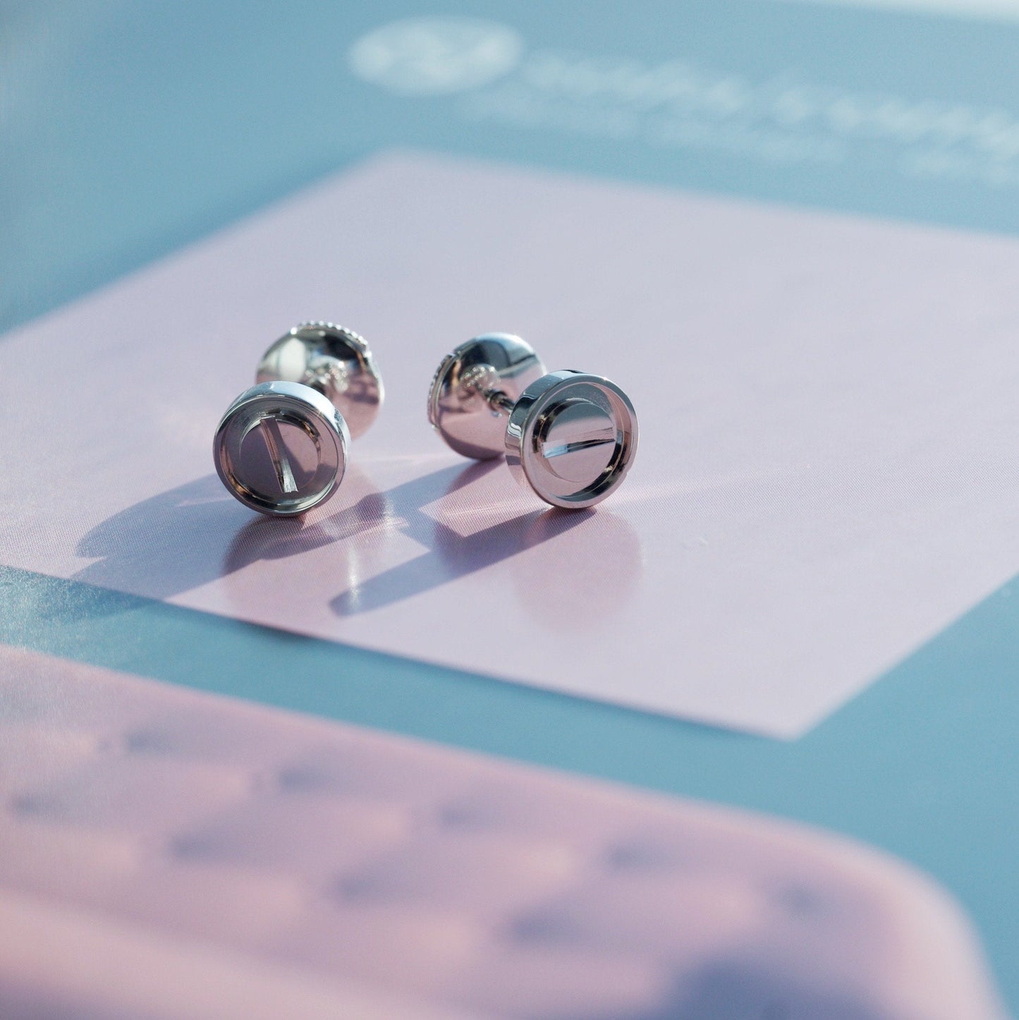 [CharmAmor]LOVE EARRINGS SILVER 10MM