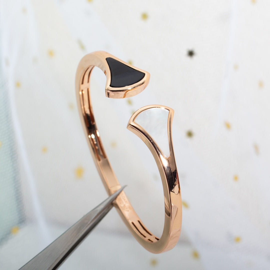 [CharmAmor]DREAM BRACELET OPEN PINK GOLD MOP