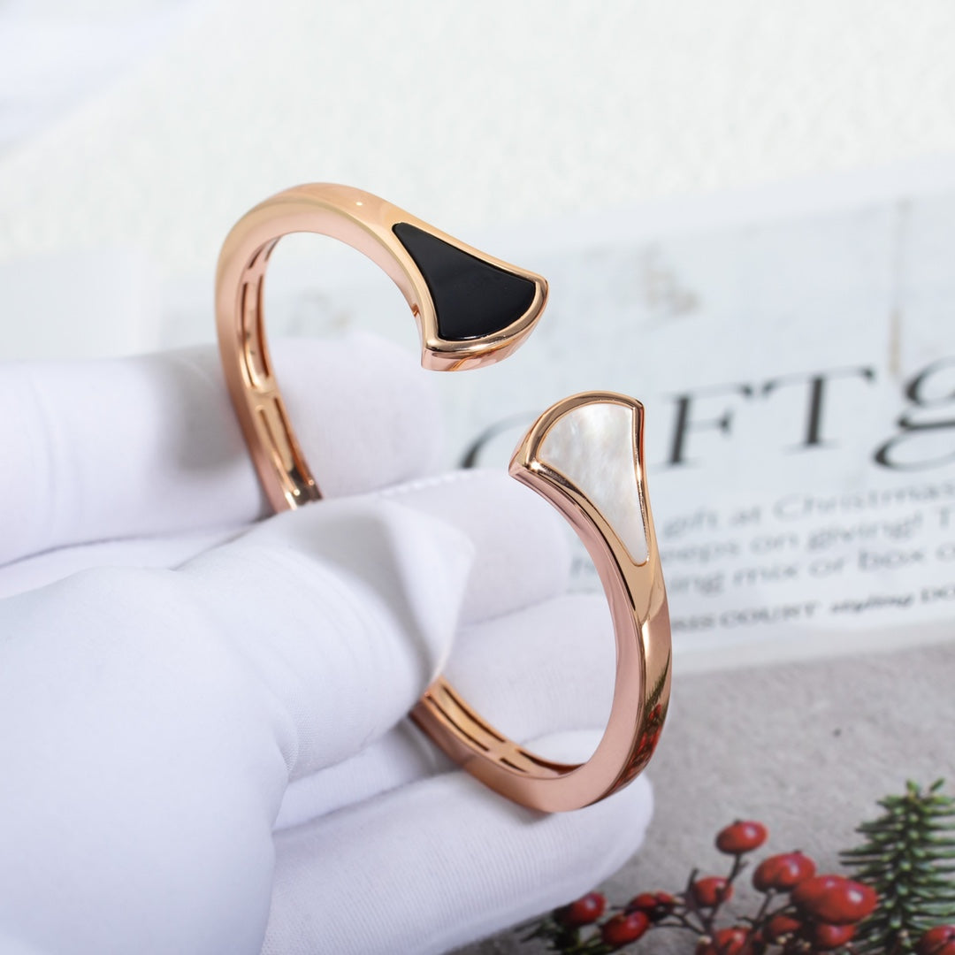 [CharmAmor]DREAM BRACELET OPEN PINK GOLD MOP