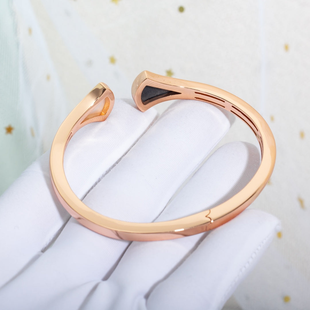 [CharmAmor]DREAM BRACELET OPEN PINK GOLD MOP