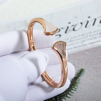 [CharmAmor]DREAM BRACELET OPEN PINK GOLD MOP DIAMOND