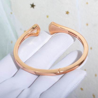[CharmAmor]DREAM BRACELET OPEN PINK GOLD MOP DIAMOND