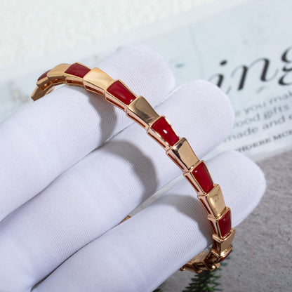 [CharmAmor]SERPENTI BRACELET PINK GOLD RUBELLITE