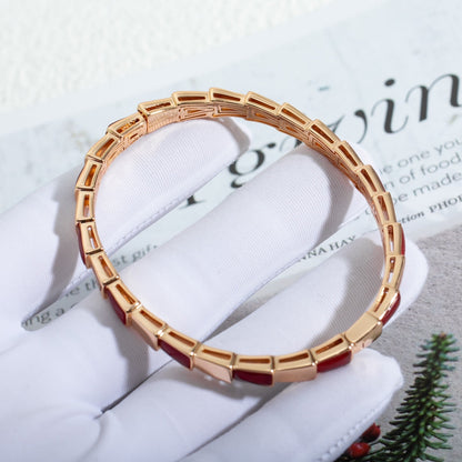 [CharmAmor]SERPENTI BRACELET PINK GOLD RUBELLITE