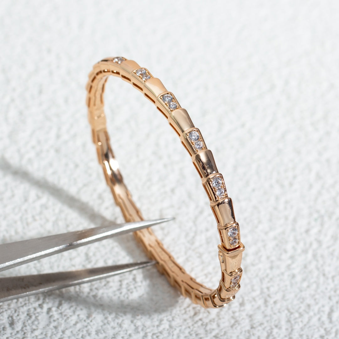 [CharmAmor]SERPENTI BRACELET PINK GOLD DIAMOND