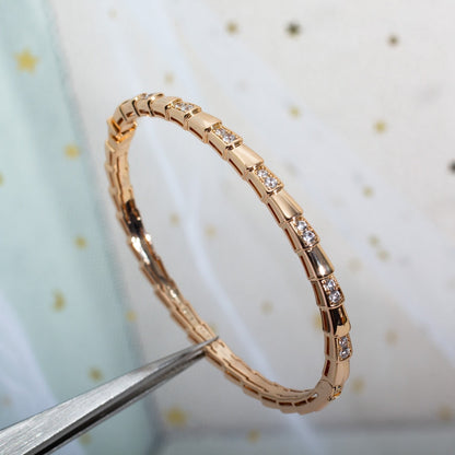 [CharmAmor]SERPENTI SMALL BRACELET PINK GOLD DIAMOND