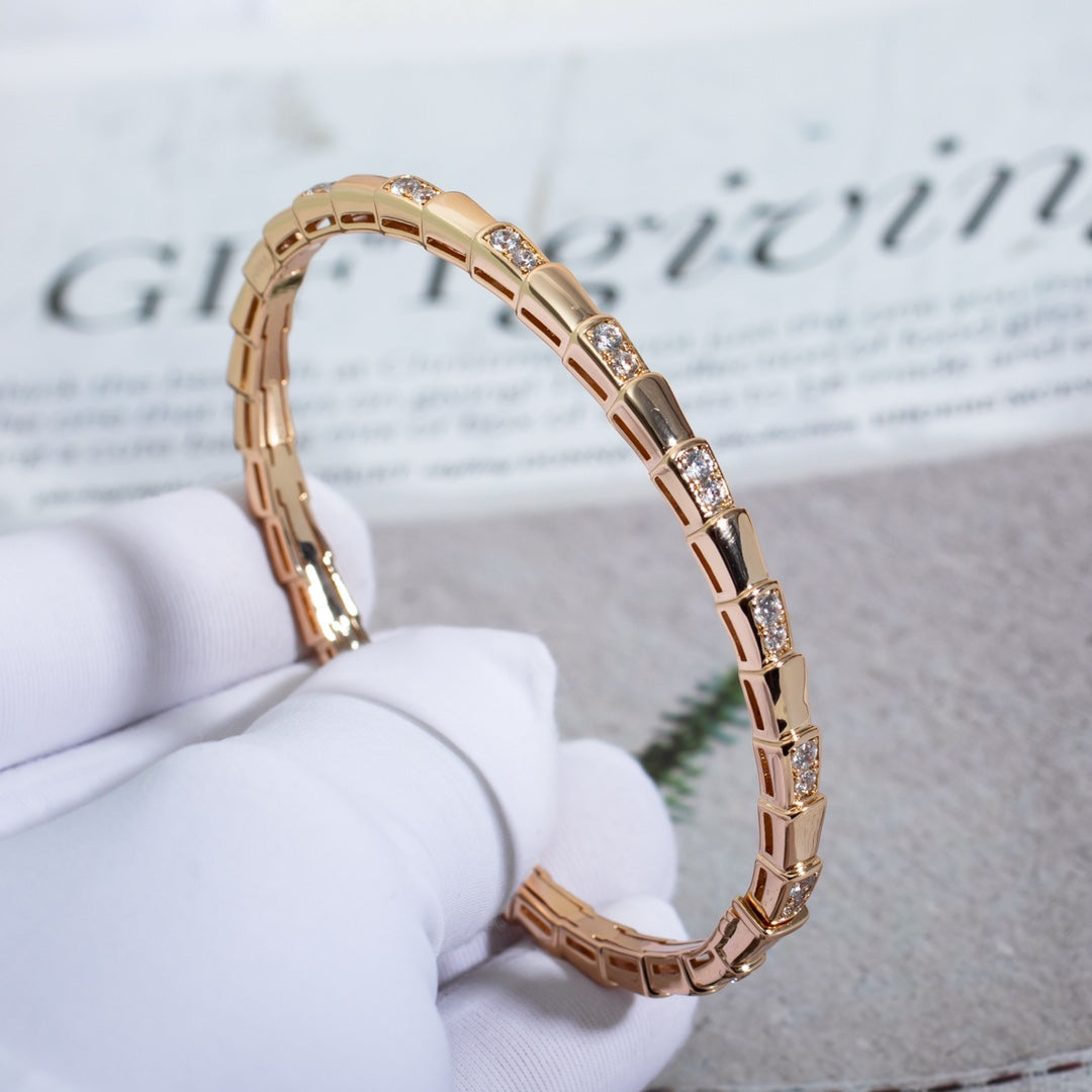 [CharmAmor]SERPENTI BRACELET PINK GOLD DIAMOND