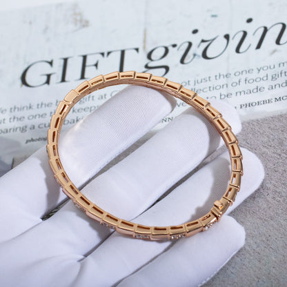 [CharmAmor]SERPENTI BRACELET PINK GOLD DIAMOND