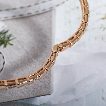 [CharmAmor]SERPENTI BRACELET PINK GOLD DIAMOND