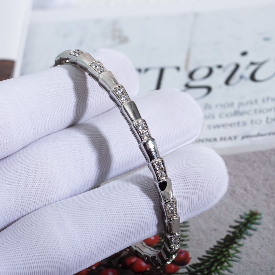 [CharmAmor]SERPENTI BRACELET SILVER DIAMOND