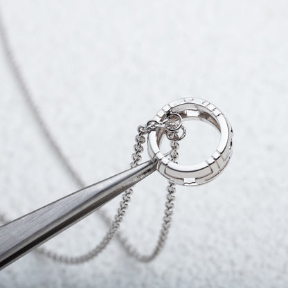 [CharmAmor]PARENTESI NECKLACE SILVER