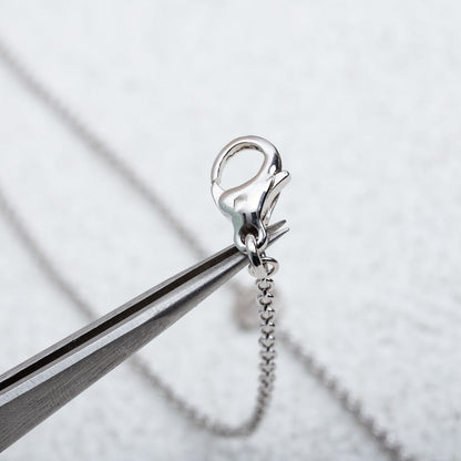 [CharmAmor]PARENTESI NECKLACE SILVER
