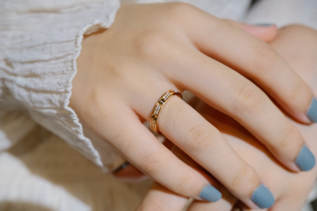 [CharmAmor]LOVE RING 2.65MM DIAMOND
