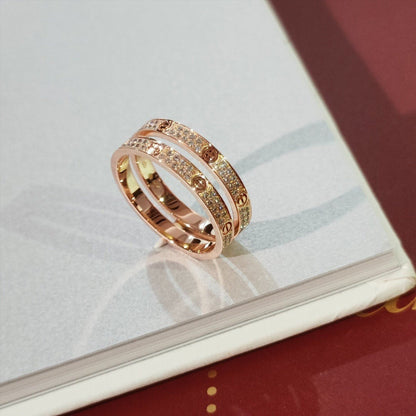 [CharmAmor]LOVE RING 2.65MM DIAMOND