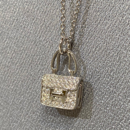 [CharmAmor]CONSTANCE PEDANT DIAMOND NECKLACE