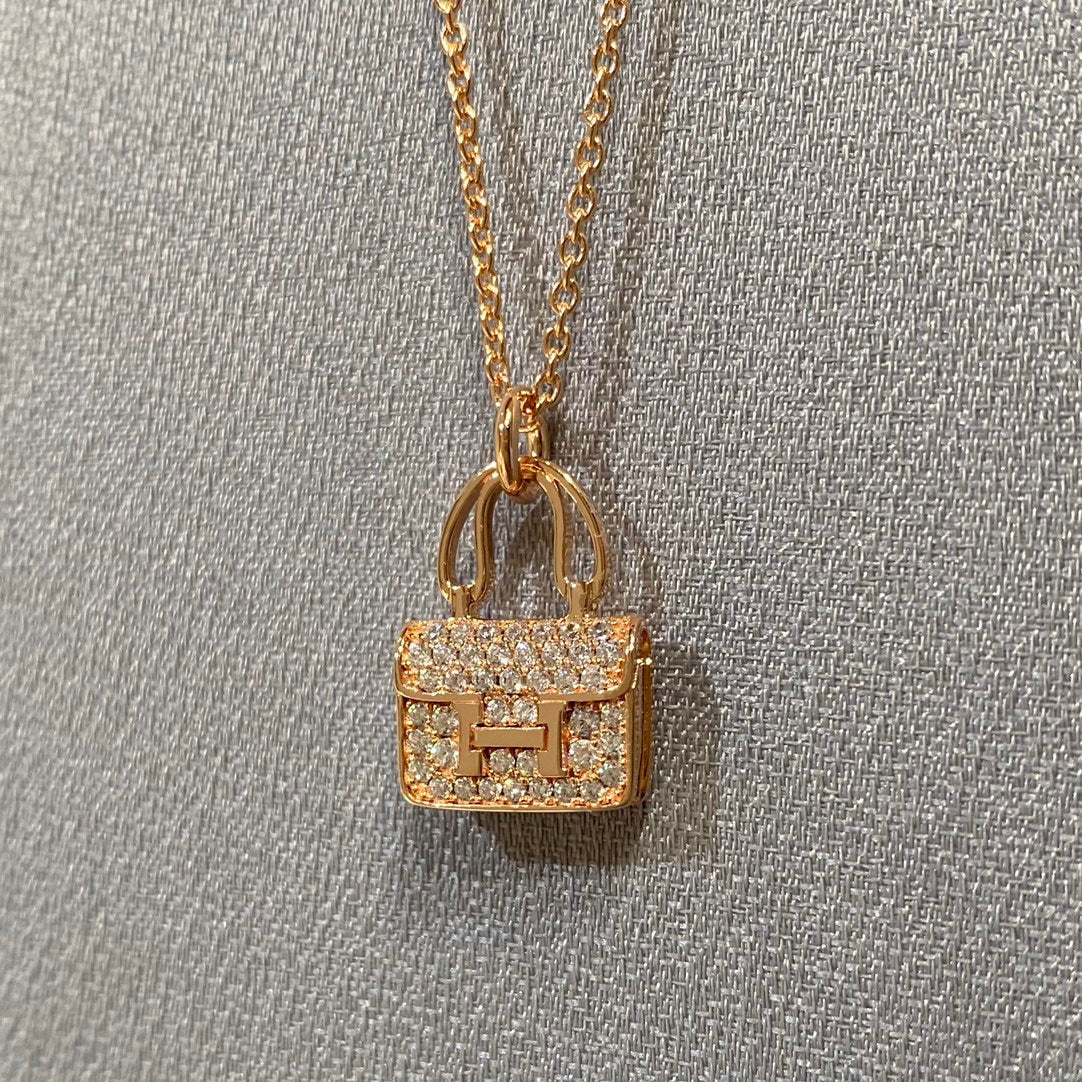 [CharmAmor]CONSTANCE PEDANT DIAMOND NECKLACE