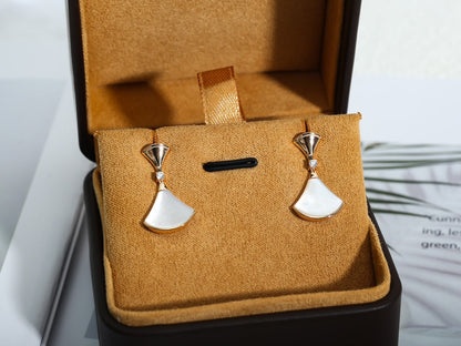 [CharmAmor]DREAM MOP PINK GOLD EARRINGS