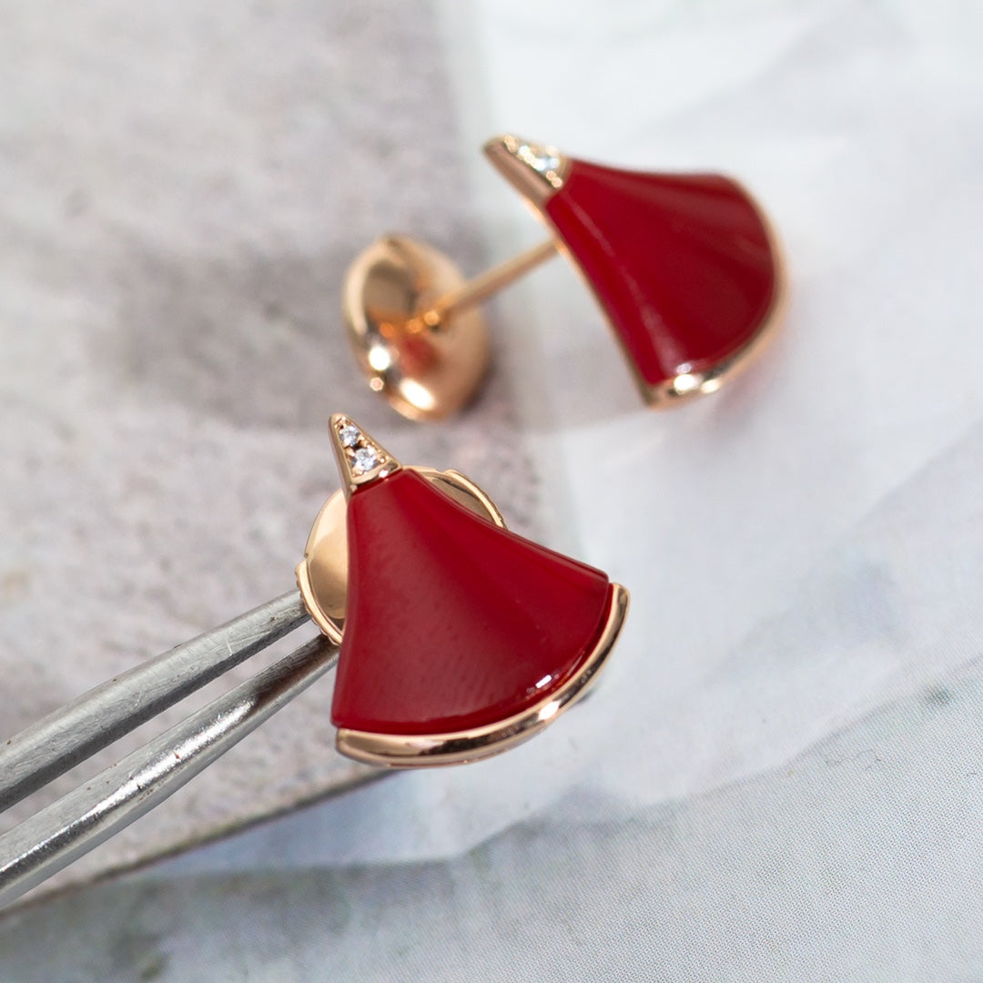[CharmAmor]DIVAS DREAM EARRINGS PINK GOLD