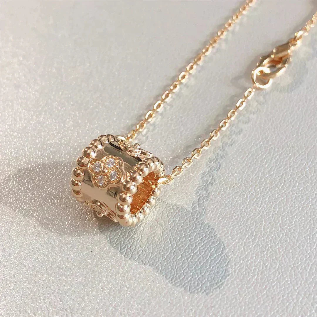 [CharmAmor]PERLEE PEDANT NECKLACE GOLD / ROSE GOLD