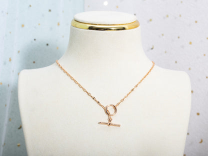 [CharmAmor]ECHAPPEE NECKLACE PINK GOLD