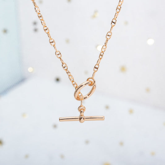 [CharmAmor]ECHAPPEE NECKLACE PINK GOLD