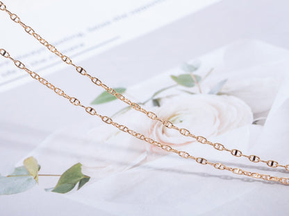 [CharmAmor]ECHAPPEE NECKLACE PINK GOLD
