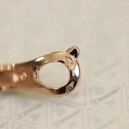 [CharmAmor]CLOVER MEDIUM 1 MOTIFS FUll DIAMOND EARRINGS