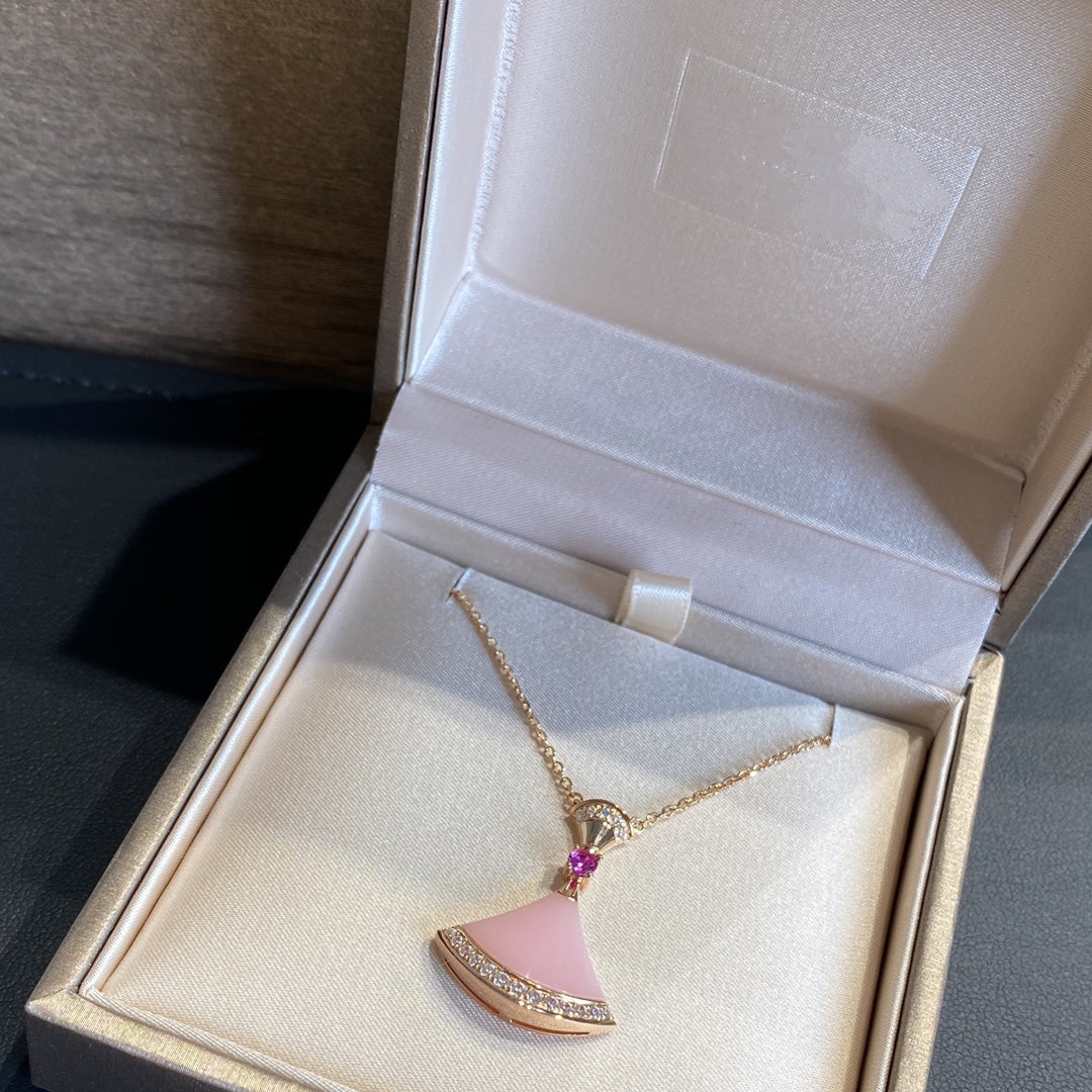 [CharmAmor]DREAM NECKLACE PINK OPAL