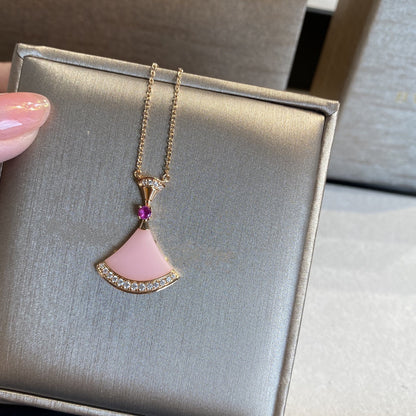 [CharmAmor]DREAM NECKLACE PINK OPAL