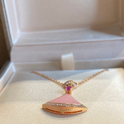 [CharmAmor]DREAM NECKLACE PINK OPAL