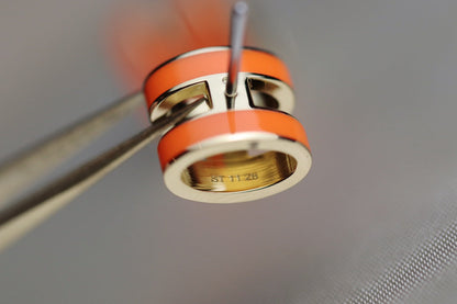 [CharmAmor]MINI POP H EARRINGS ORANGE