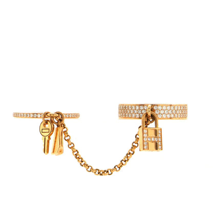 [CharmAmor]HM KELLY CLOCHETTE DOUBLE RING IN  WITH DIAMONDS