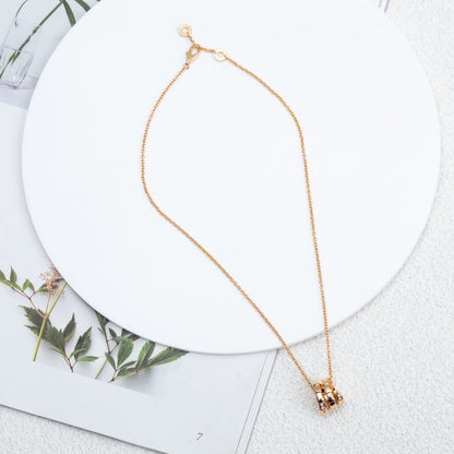 [CharmAmor]SERPENTI PINK GOLD NECKLACE DIAMOND