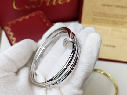 [CharmAmor]JUSTE BRACELET 3.5MM DOUBLE ROW DIAMOND
