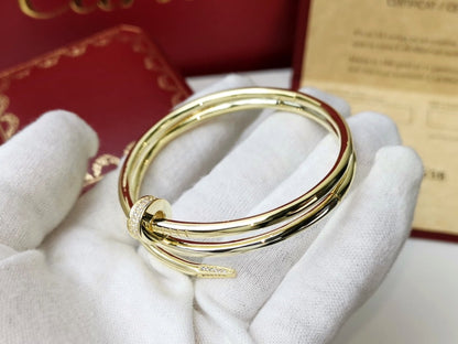 [CharmAmor]JUSTE BRACELET 3.5MM DOUBLE ROW DIAMOND