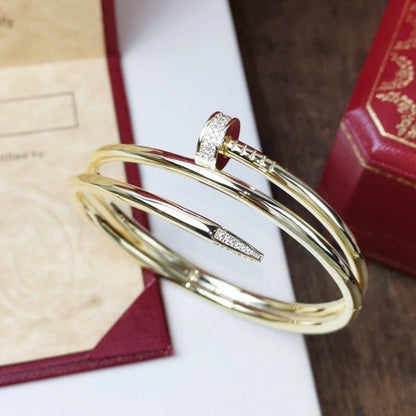 [CharmAmor]JUSTE BRACELET 3.5MM DOUBLE ROW DIAMOND