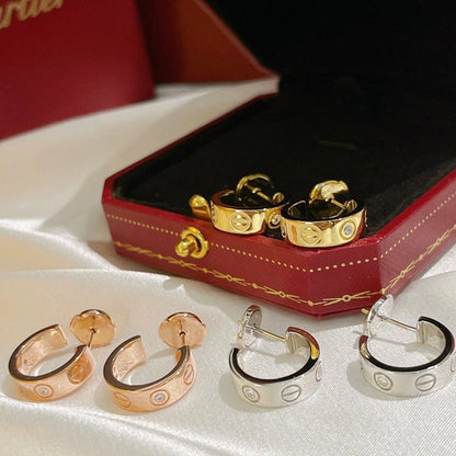 [CharmAmor]LOVE EARRINGS 5.7MM 2 DIAMONDS