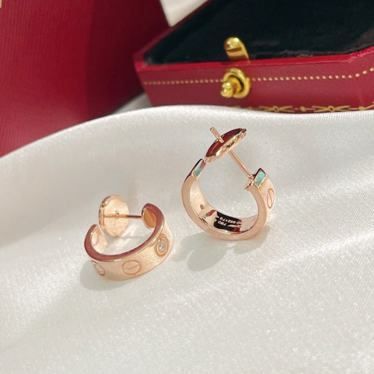 [CharmAmor]LOVE EARRINGS 5.7MM 2 DIAMONDS