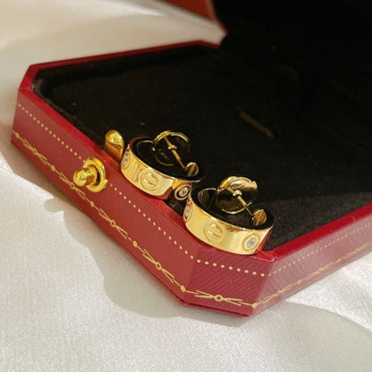 [CharmAmor]LOVE EARRINGS 5.7MM 2 DIAMONDS