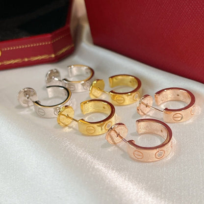 [CharmAmor]LOVE EARRINGS 5.7MM 2 DIAMONDS