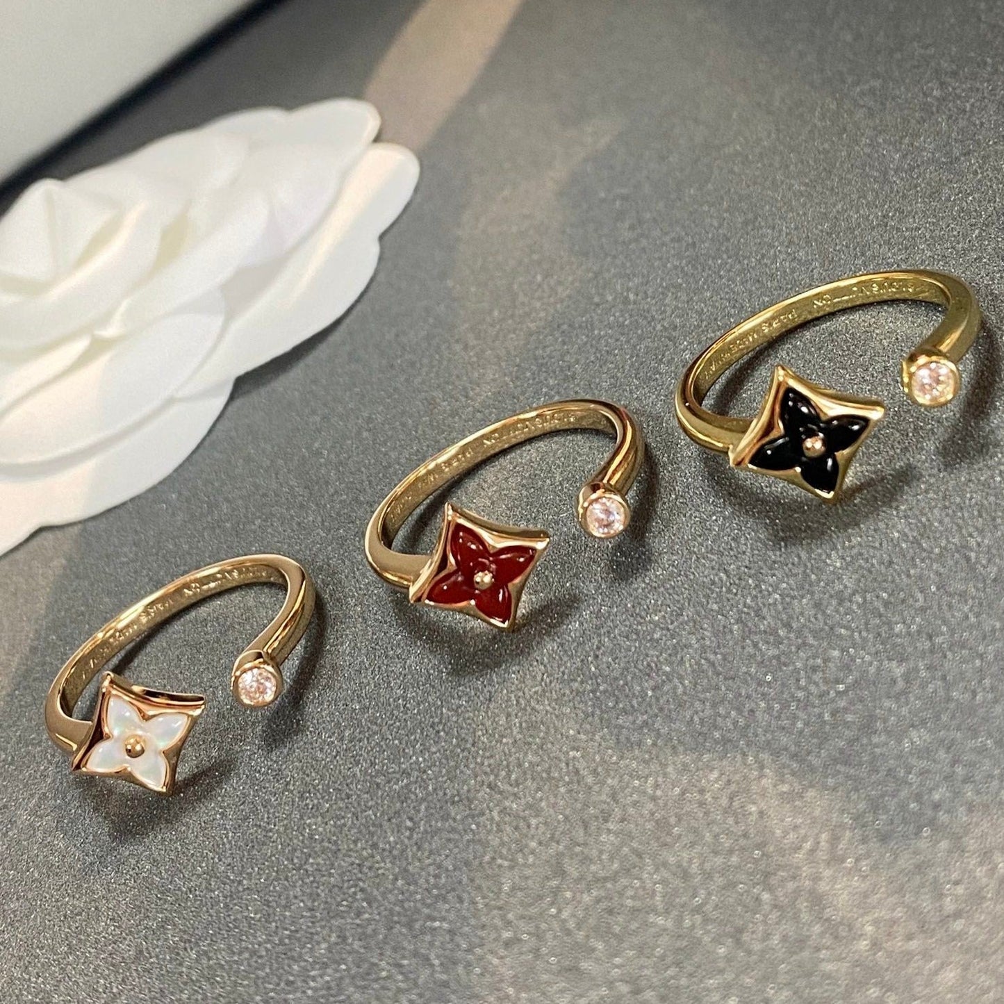 [CharmAmor]STAR 1 DIAMOND OPEN RING