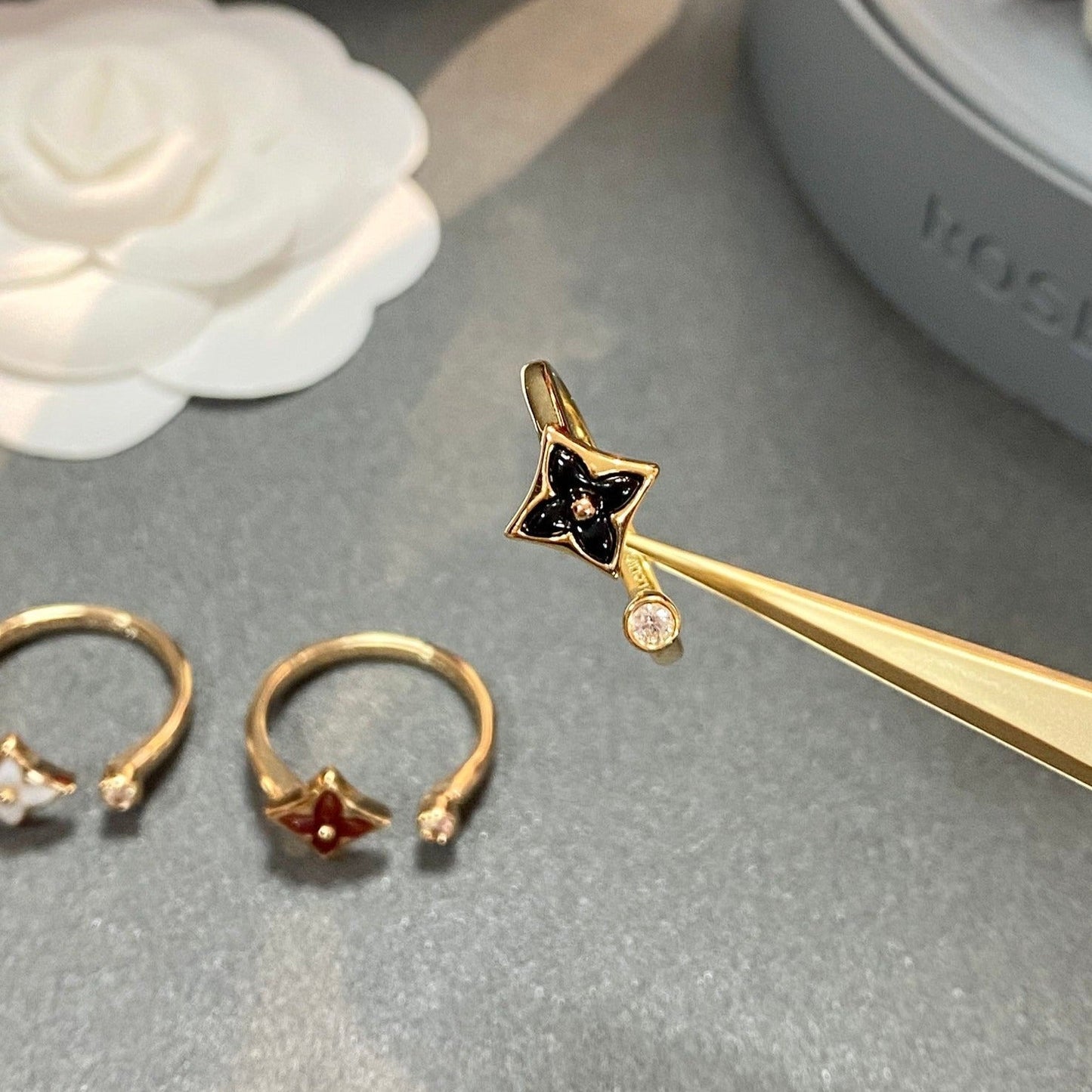 [CharmAmor]STAR 1 DIAMOND OPEN RING