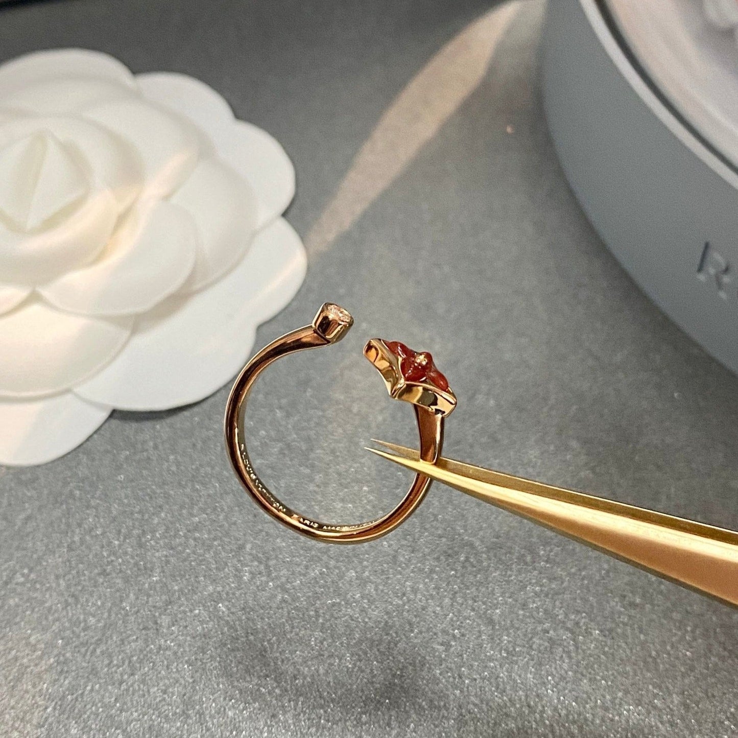 [CharmAmor]STAR 1 DIAMOND OPEN RING