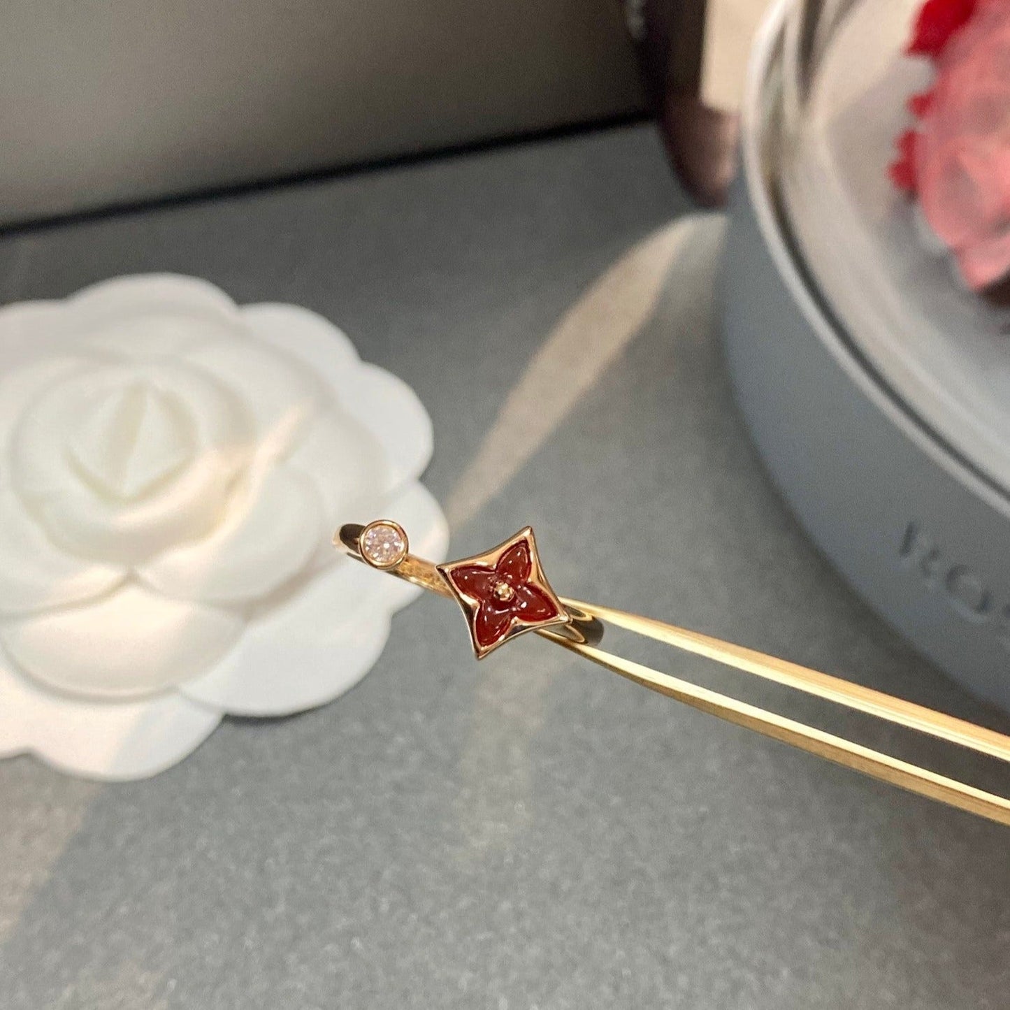 [CharmAmor]STAR 1 DIAMOND OPEN RING