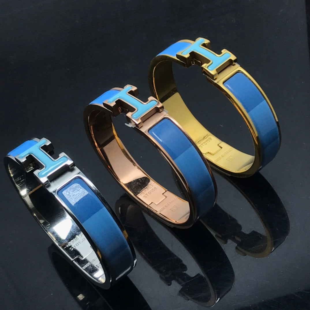 [CharmAmor]H BRACELET BLUE RAINBOW CERAMIC