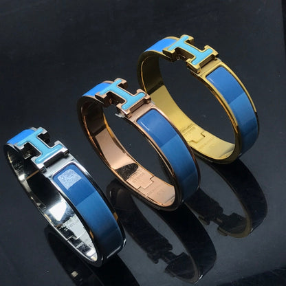 [CharmAmor]H BRACELET BLUE RAINBOW CERAMIC