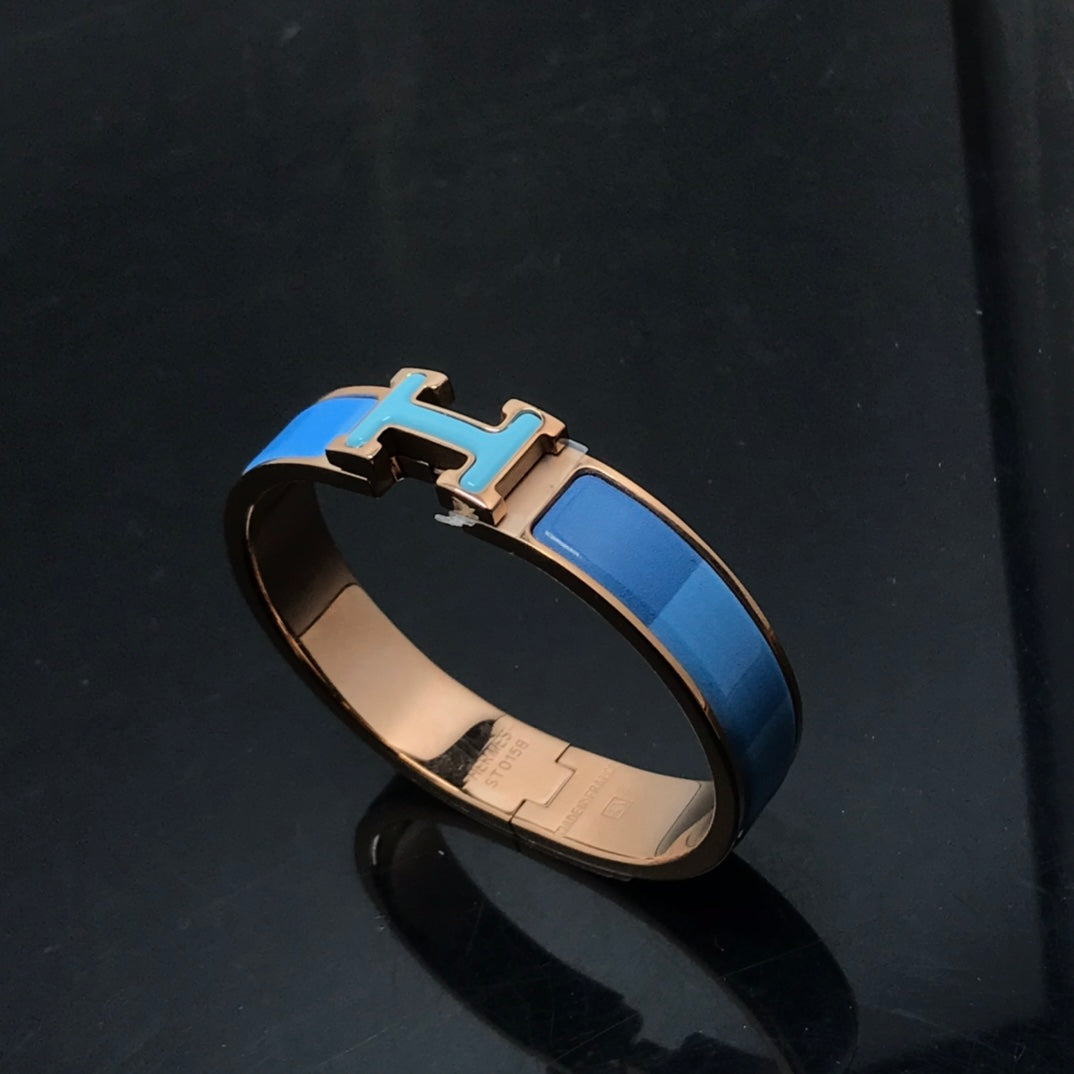 [CharmAmor]H BRACELET BLUE RAINBOW CERAMIC