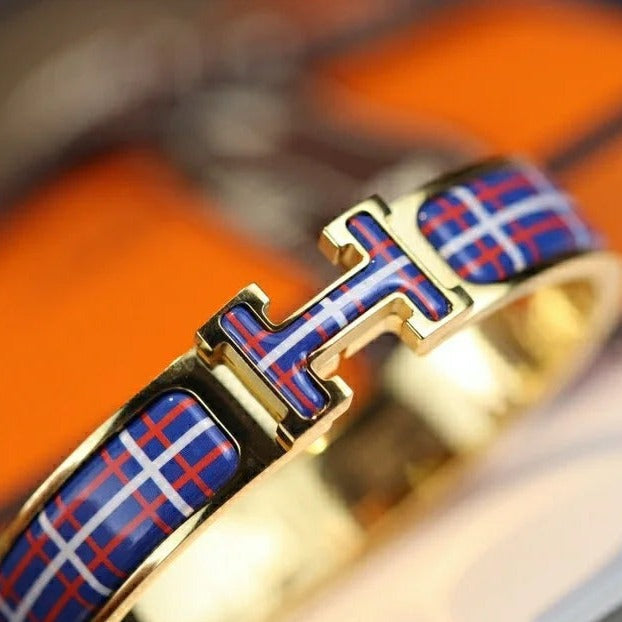 [CharmAmor]H TARTAN BRACELET 12MM