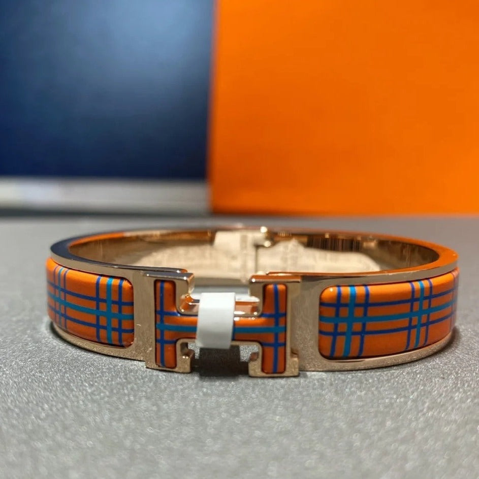 [CharmAmor]H TARTAN BRACELET 12MM