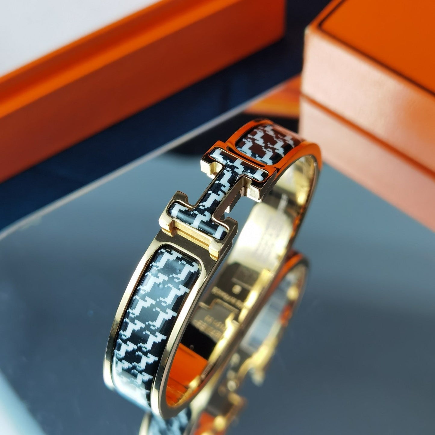 [CharmAmor]H HORSE BRACELET 12MM